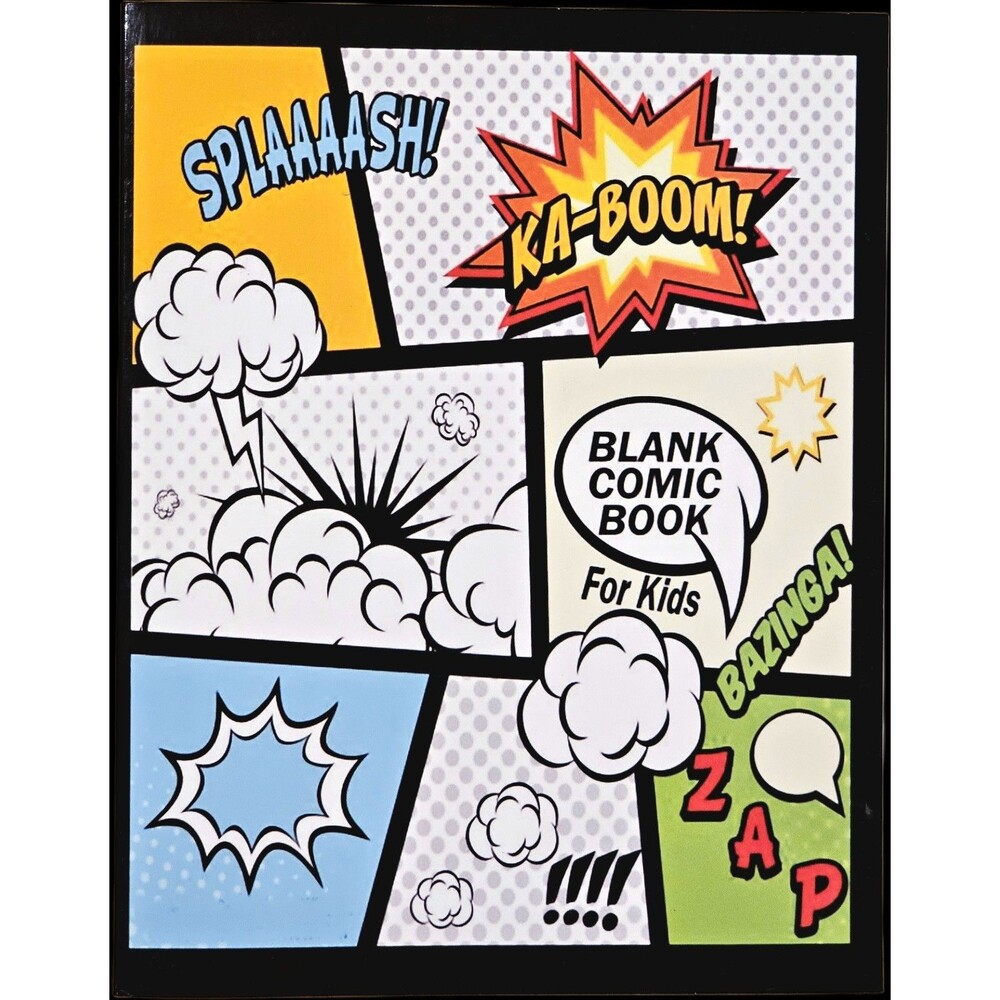 BLANK COMIC BOOK For Kids 2016 Paperback Art Journal Activity Book NEW